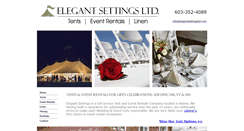 Desktop Screenshot of elegantsettingsltd.com